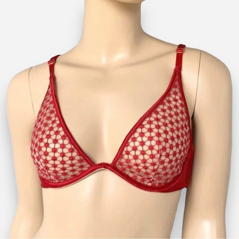 New Victoria’s Secret Unlined Plunge Bra Size 36b Nwt